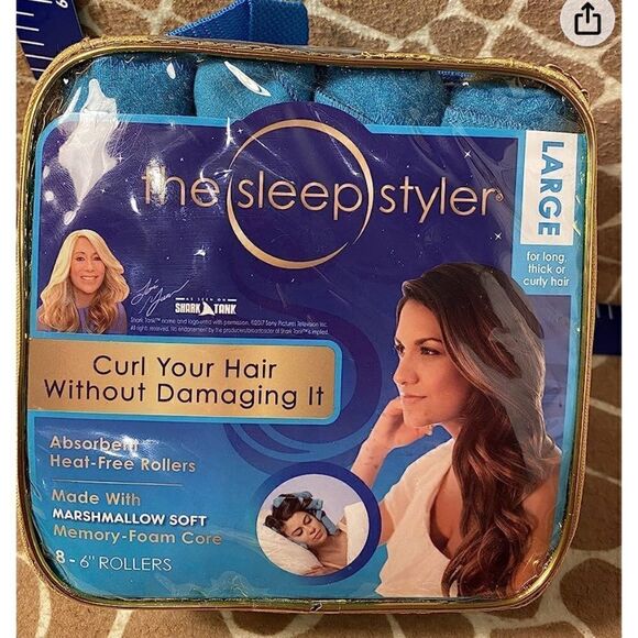The Sleep Styler Large Like NEW In original package Curlers Overnight Curls main image 13